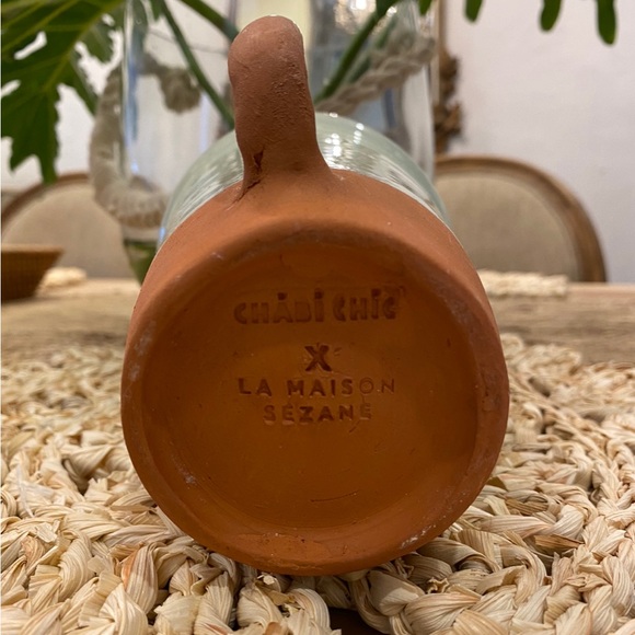 Sezane Ceramic Pitcher Pale Green X La MAISON Sezane NWOT - Picture 8 of 10